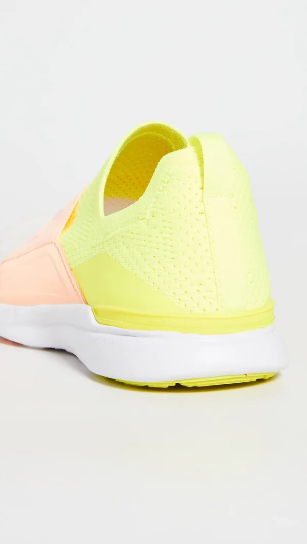 Women's APL Techloom Bliss Knit Running Shoe, Size 8 B - Yellow