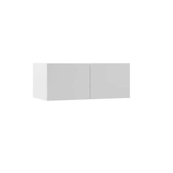 Hampton Bay Designer Series Edgeley Assembled 30x12x15 in. Deep Wall Bridge Kitchen Cabinet in White