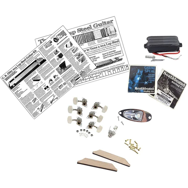 C.B. Gitty 2x4 Lap Steel Kit Natural