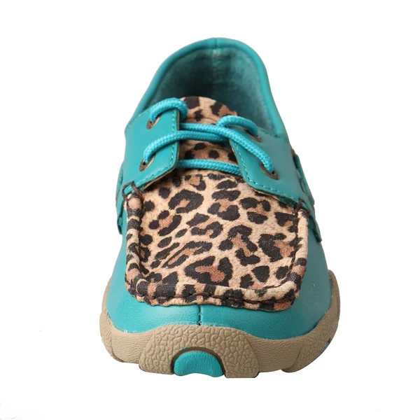 Twisted x Women's Driving Moc Wdm0058 Turquoise/Leopard