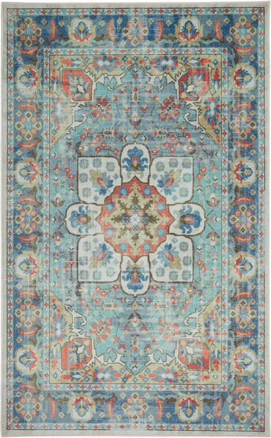 Mohawk Prismatic Sevan Blue 10& x 14& Area Rug