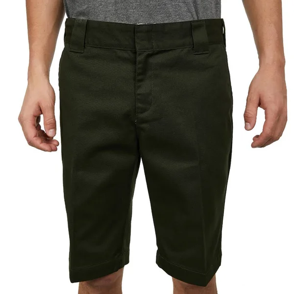Dickies Slim Fit Mens Shorts - Olive Green