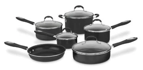 Cuisinart 55-11BK Advantage Nonstick 11-Piece Cookware Set - Black