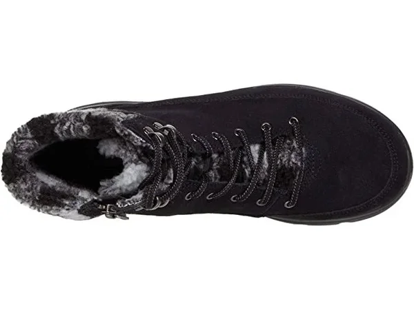 Skechers Women's on The Go Glacial Ultra - Timber Boots - Black/Gray, 7.5