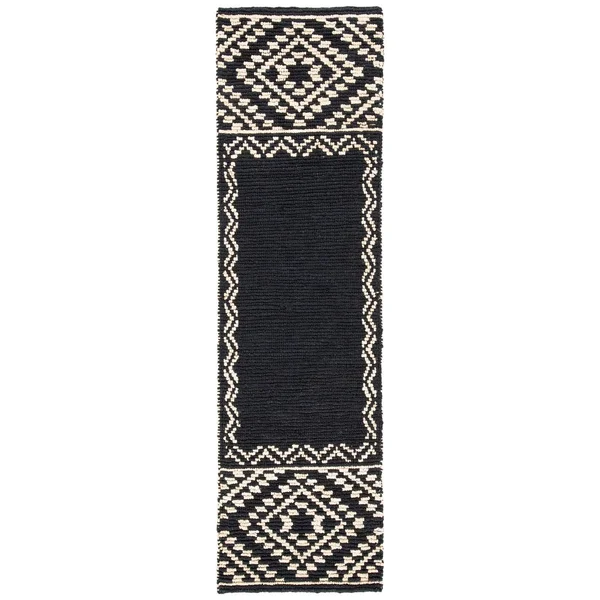 Safavieh Natural Fiber Rug Collection NF552Z - Black - 5& x 8&