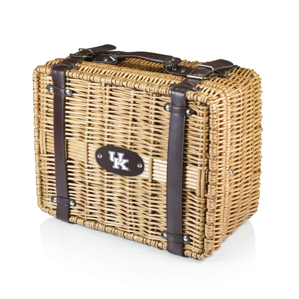Kentucky Wildcats Champion Picnic Basket (Navy) - 16 x 12 x 8