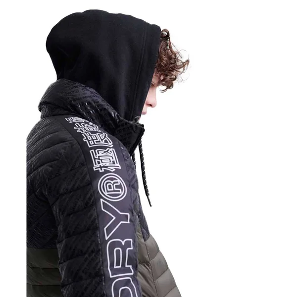 Superdry Colour Block Fuji Jacket - Green - Casual Jackets