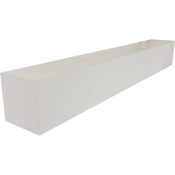 Ekena Millwork MANUSM06X10X48UN 6x22H x 10x22D x 48x22W Smooth Faux Wood Fireplace Mantel, Factory Prepped, Ready for Paint