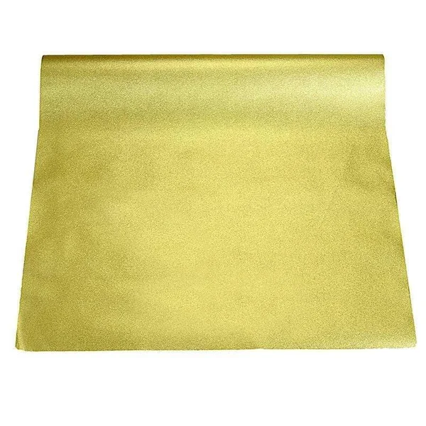 Balsa Circle 50 ft Long Glittered Wedding Aisle Runner - Champagne