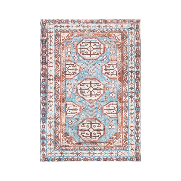 Safavieh 9' x 12' Serapi SEP383J Light Blue, Brown Rug