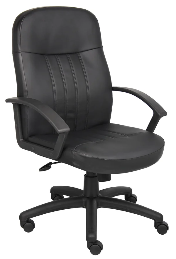 Boss Executive Leather Chair - Black
