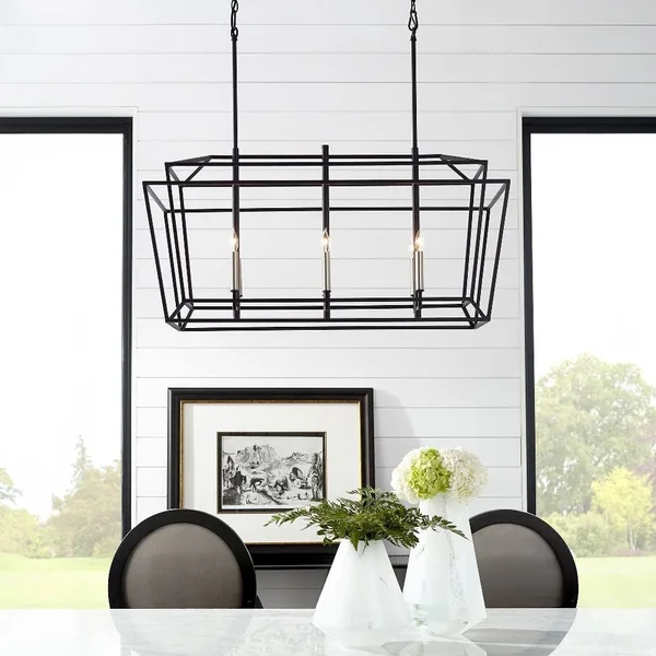 Quorum Monument 6 Light Linear, Classic Nickel - 8507-6-64, 2 x 20"