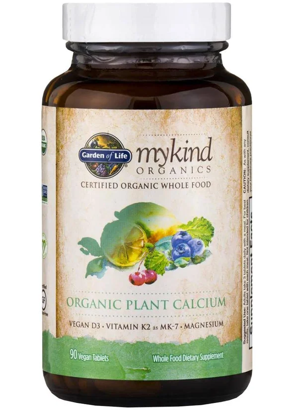 Garden of Life MyKind Organics Organic Plant Calcium - 90 Tablets