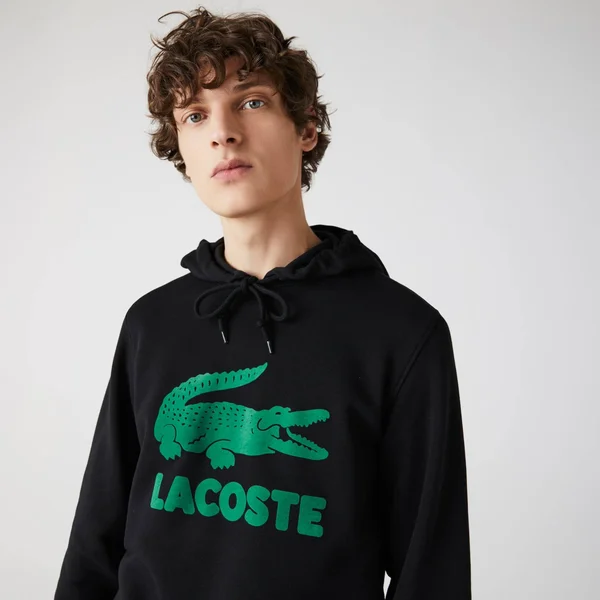 Lacoste Men's Fleece Printed Logo Hoodie - XL - 6