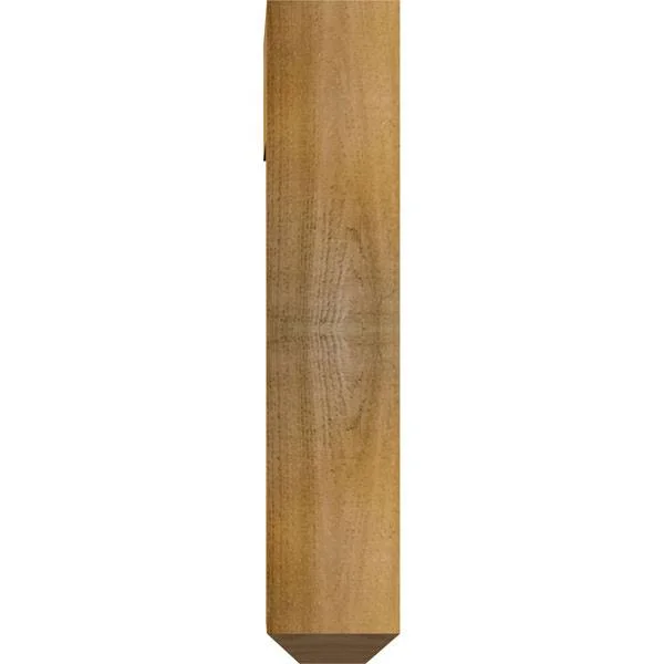 4x22W x 18x22D x 20x22H Edwards Craftsman Ironcrest Rough Sawn BRACKET, Western Red Cedar (1 1/2x22W x 10x22D x 12x22H Iron Brac