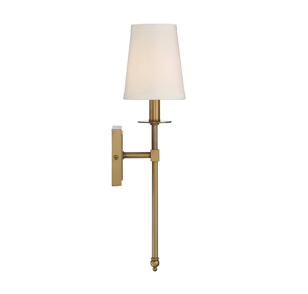 Savoy House-9-302-1-322-Monroe - 1 Light Wall Sconce Warm Brass
