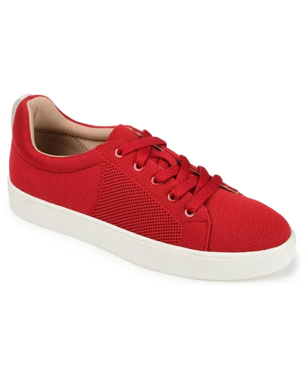 Journee Collection Women's Comfort Foam Kimber Sneakers - Red