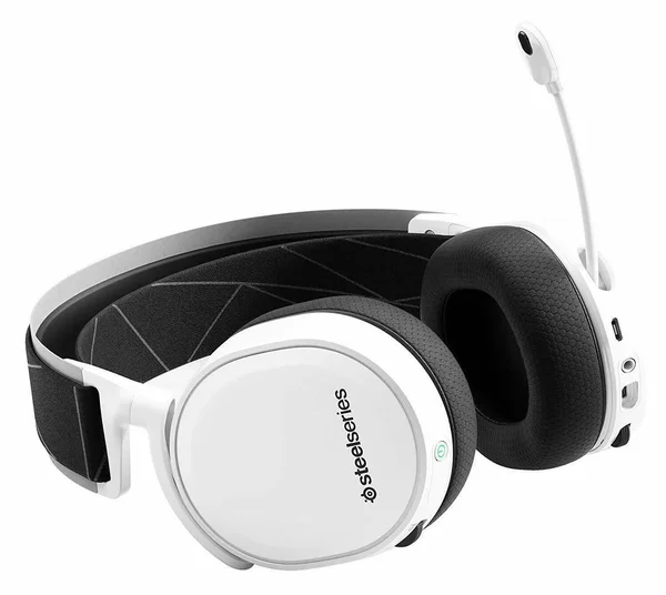 SteelSeries Arctis 7 - Wireless Gaming Headset - DTS Headphone:X V2.0 Surround for PC and PlayStation 4 - White [2019 Edition]