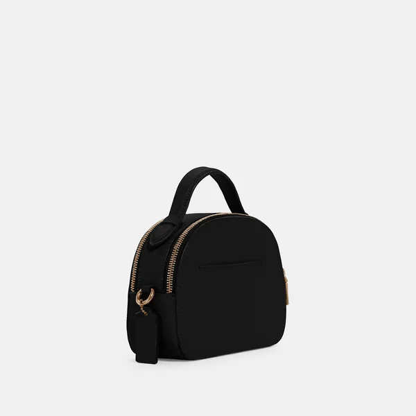 Coach 1589 Serena Crossgrain Leather Satchel Black