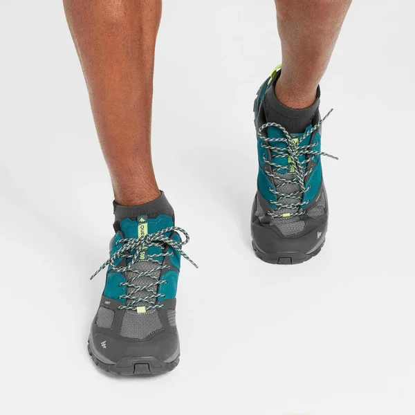 Quechua Men's Mh500 - Hiking Shoes in Dark Petrol Blue, Size 6.5