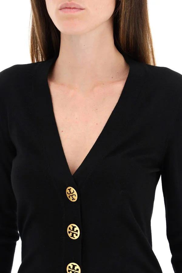 Women's Tory Burch Simone Cardigan Black