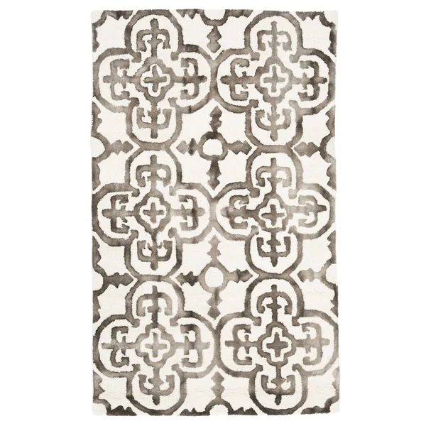 Safavieh Dip Dye Beige & Maroon 7& x 7& Square Rug