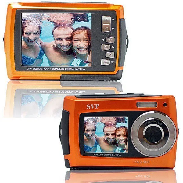 SVP AQUA 5800 18.0 MP (interpolated) Compact Digital Camera - Orange
