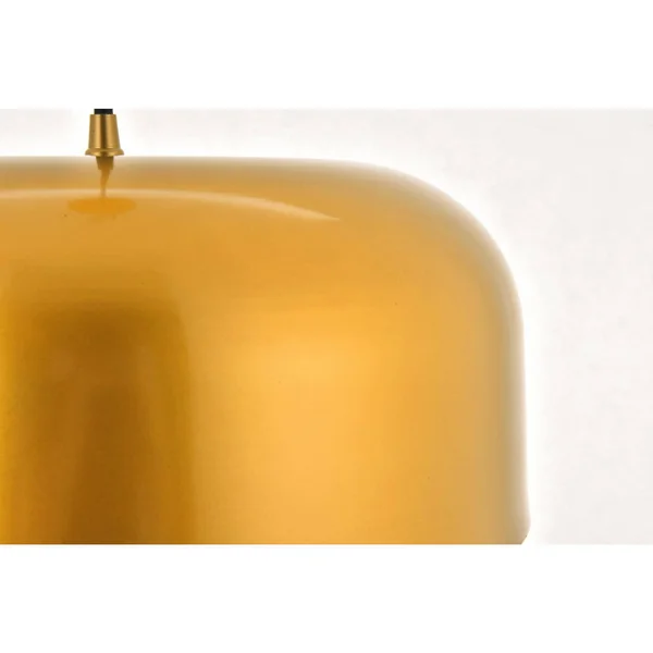 Elegant LD4074D16WH Etude 1 Light White Pendant