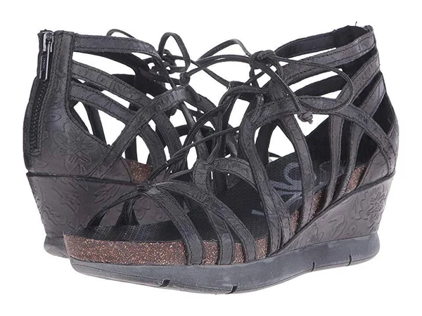 OTBT Women's Nomadic Wedge Sandal Black, 8.5
