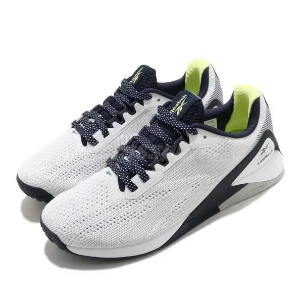 Reebok Nano X1 11 White Navy Grey Men Crossfit ... - Size 10 Men