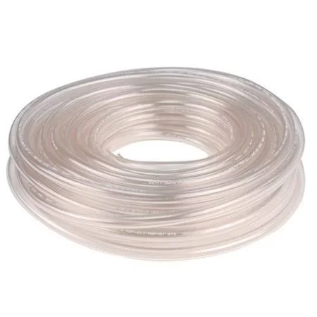 Clear Flexible Soft PVC Tubing for Food - Beverage and Dairy Applications - Inner Diameter 1/32 inch - Outer Diameter 3/32 inch