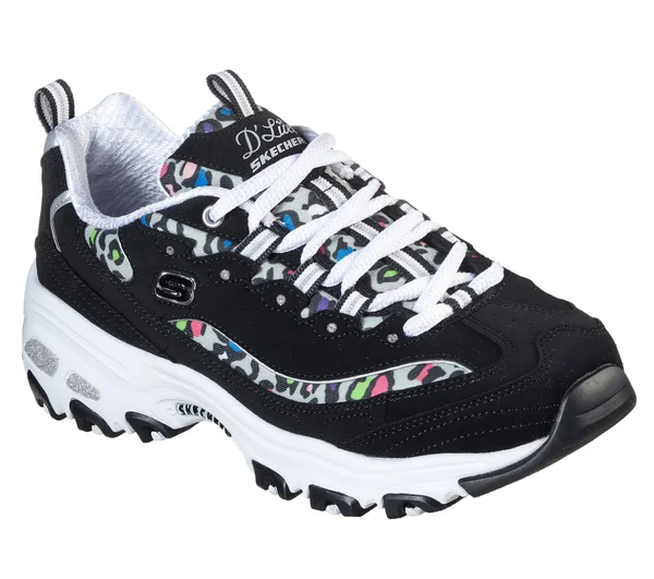 Skechers Sport D&Lites-Safari Landscape 8 Women's Black
