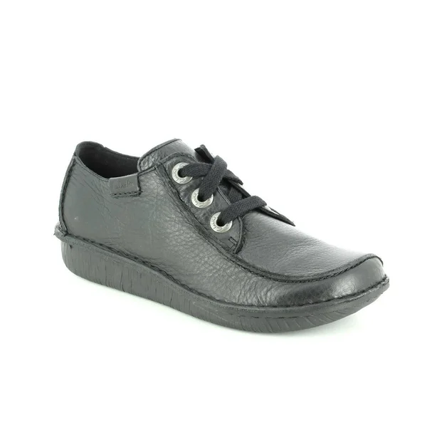 Clarks 0663-94d Funny Dream Black Womens Lacing Shoes