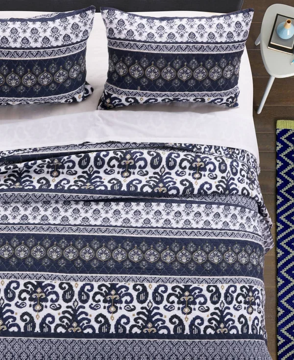 Barefoot Bungalow Native Quilt Set - King, Indigo