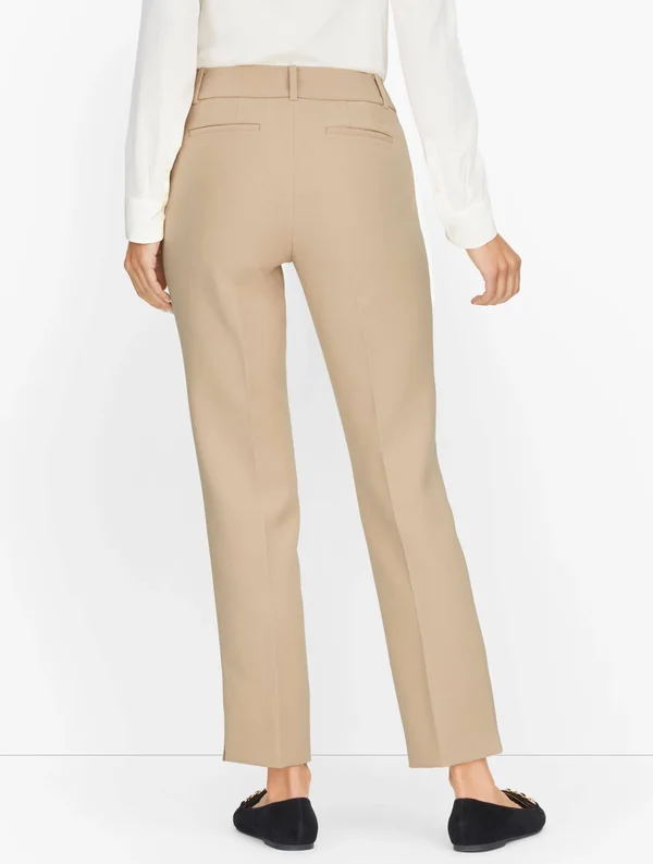 Talbots Hampshire Ankle Pants - Solid - Black - 4