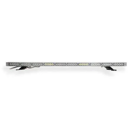 LED Equipped Condor TIR Emergency 3 Watt Low Profile Roof Mount Emergency Vehicle LED Light Bar 48in (Red)