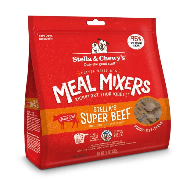 Stella & Chewy&s Super Beef Freeze-Dried Meal Mixers 35oz