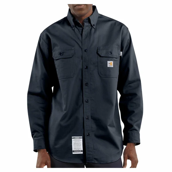 Carhartt Men's Flame - Resistant Khaki Twill Shirt