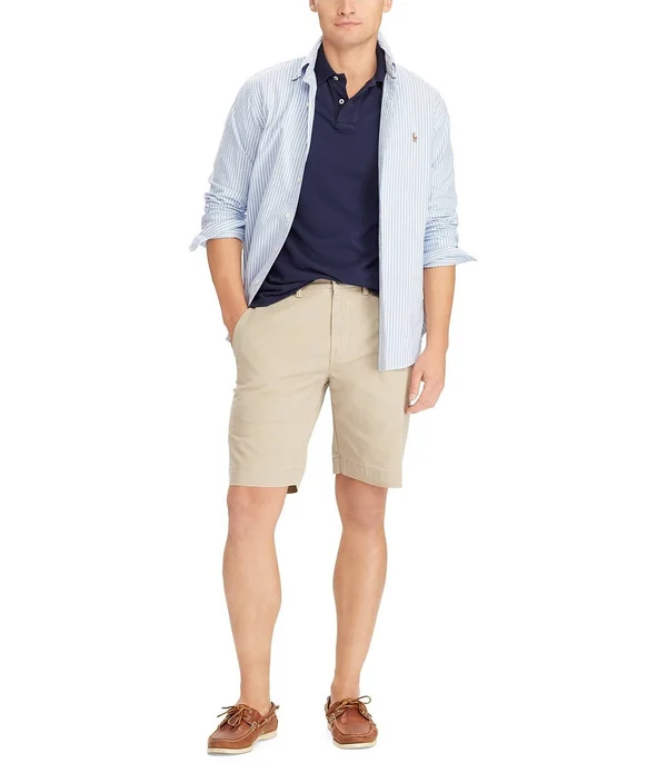 Polo Ralph Lauren Men's Stretch Classic Fit Shorts - Blue - 36