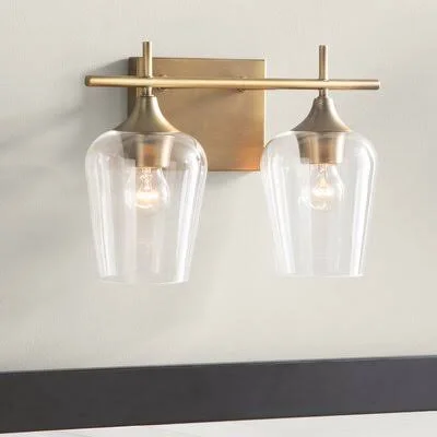 Keener Dimmable Vanity Light Birch Lane Finish: Warm Brass, Number of Lights: 2