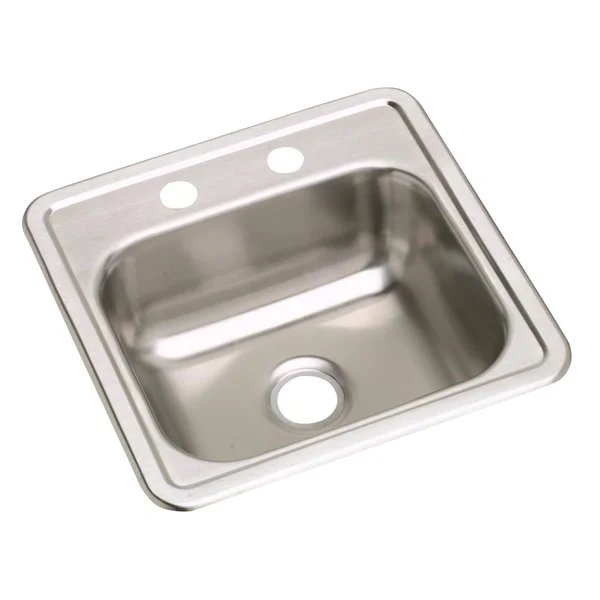 Elkay D115163 Dayton 15x22 Stainless Steel Bar Sink - Single Bowl, Satin