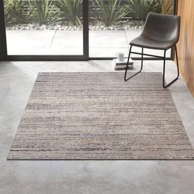 Bridgeton Gray Sleek Area Rug Greyleigh Rug Size: Rectangle 11&10x22 x 14&11x22