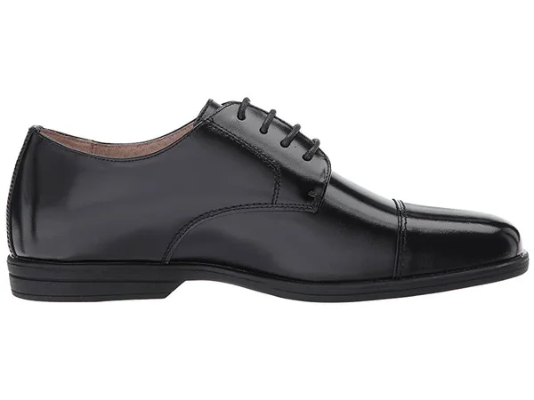 Florsheim Boys Reveal Cap Toe Jr Oxfords - Boy's, Size: 1.5, Black