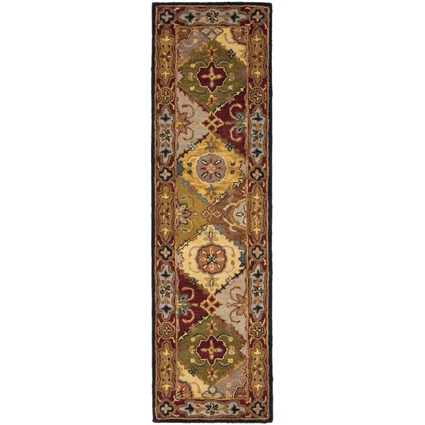 Safavieh Heritage HG512B 2&3x22 x 6&0x22 Runner Multi, Red Area Rug