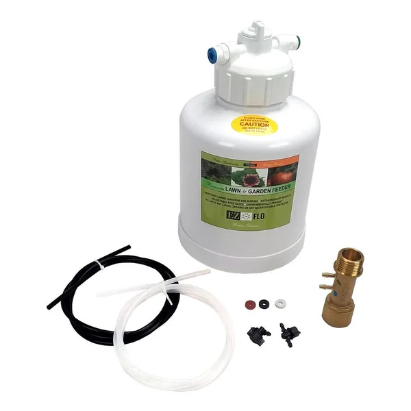 EZ Flo 1010-HB Garden Hose Fertilizer Injector w/ Backflow Preventer - 1 Gallon
