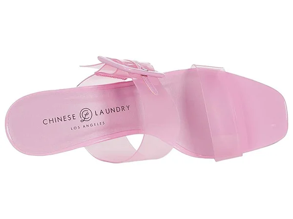 Chinese Laundry Yippy Block Heel Sandal - Pink - 11 M