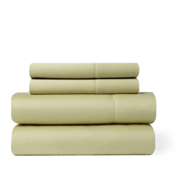 T400 Hemstitch Gold Twin Sheet Set