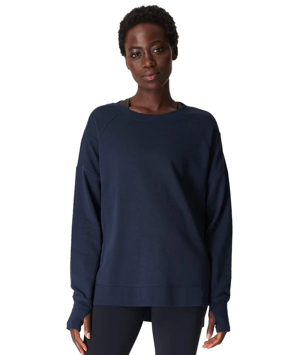Sweaty Betty After Class Sweatshirt, Blue, Women's XXL