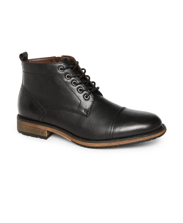 Perry Ellis Men's Manning II Boots in Black, Size 9.5, Regular