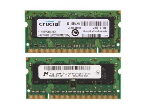 Crucial 8GB Kit (4GBx2) DDR2 800MHz